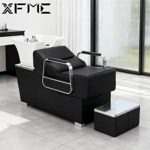 XFMC kafa Spa kuaför şampuan ekipmanları saç lavabo <span class=keywords><strong>Salon</strong></span> yıkama istasyonu <span class=keywords><strong>Salon</strong></span> saç yıkama şampuan kase ve sandalye - Product Image 2