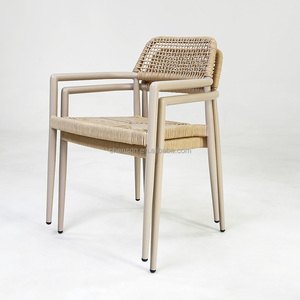 Silla de Patio para Exteriores, Silla de Comedor para Restaurante, Muebles de Bistro, Silla de Jardín de Mimbre y Ratán para Exteriores - Product Image 2