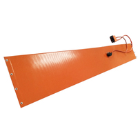 Calentador de tambor de silicona 200L 55 galones con termostato ajustable controlador de temperatura digital