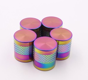 Herb Grinder 40mm 4 capas hierba amoladora de Zicn de aleación para CNCTeeth filtro neto seco vaporizador de hierbas - Product Image 6