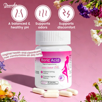 Dromaka Yoni Pops Capsules d'acide borique pour femmes Fabricant et service OEM personnalisé Suppositoires vaginaux à l'acide borique Soutien aux odeurs