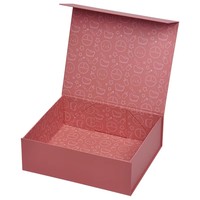 Caja Rígida Plegable de Cartón Negro Hecha a Mano Personalizada, Caja de Regalo Plegable de Cartón Duro Reciclable de Tamaño Personalizado