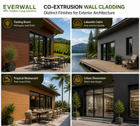 Revêtement mural extérieur WPC Everwall, panneaux de bardage extérieur et systèmes de façade en imitation bois véritable pour la décoration extérieure des maisons