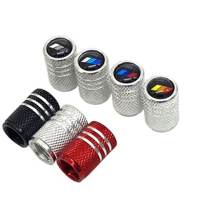 Tapas de Válvula de Aleación de Aluminio 11x17mm Tipo Roscado Sin Cámara con Diseño Estampado para Decoración de Neumáticos de Coche - Product Image 1