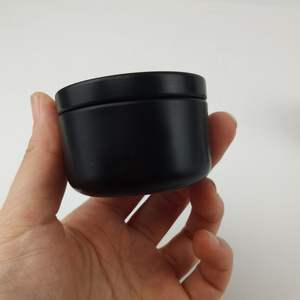 Mum çay kutusu yuvarlak mum kapları mum kavanozu alüminyum kutu aromaterapi hava geçirmez Mini alüminyum Metal katı 2oz 60ml 53x37mm - Product Image 3