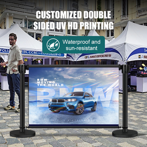 Bán buôn traust Polyester dấu hiệu con lăn cho quảng cáo hàng rào hàng đợi đứng với bài stanchion và biểu ngữ - Product Image 4