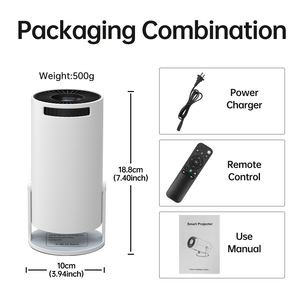Smart Draagbare <span class=keywords><strong>Android</strong></span> 11 4K Projector Quad Core Met Dubbele Wifi 720P Home Theater 4K Projectoren - Product Image 5
