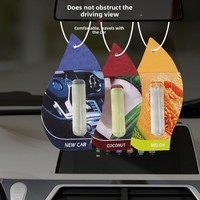 Baume parfumé haut de gamme pour grille d'aération de voiture avec aromathérapie longue durée, élimination des odeurs et pendentif
