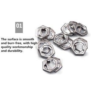 Écrou autobloquant à serrage serré en acier DIN7967 GB805 - Product Image 3