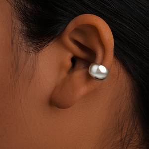 CANNER Pendientes de Oreja de Moda Sin Perforación, Chapados en Oro de 18K, Gruesos, de Plata S925, Tipo Clip, Joyería para Mujer - Product Image 6