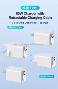 2025 65W Phone Charger <b>Adapter</b> Multi-Port 3-in-1 Retractable Telescopic <b>Adapter</b> Smart PD 3.0 Super Fast Charging Wall <b>Plug</b> - Product Image 3