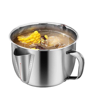 Separador de aceite de acero inoxidable 304 para ollas de sopa, filtro de aceite para cocina doméstica, uso posparto - Product Image 2