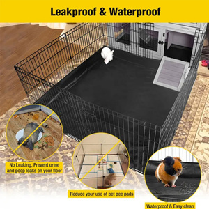 Corralito plegable y portátil para Conejitos, corralito pequeño para mascotas con suelo, Petlife, corralito para perros/conejos, jaula para perros, VALLA DE Metal para mascotas con almohadilla - Product Image 4