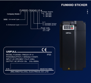 USFULL 380V <span class=keywords><strong>55KW</strong></span>可変周波数ドライブインバータ三相速度コントローラCE認定ACパワーモーター - Product Image 4