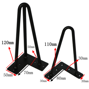 ขาตู้เหล็ก DIY 16นิ้วสำหรับห้องนั่งเล่นหรือสำนักงานที่บ้านสไตล์ร่วมสมัย - Product Image 5