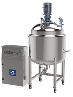 Machine de fabrication de savon liquide et de shampoing en acier inoxydable de 500L, 1000L, 2000L avec réacteur de mélange pour le traitement chimique
