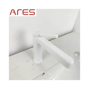 Ares Idealex Hot Selling Single Hole Modern Sink Ceramic Handwashing Basin Bathroom Faucet Tap Water Mixer