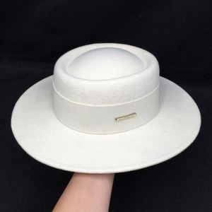 Sombrero Fedora de Fieltro 100% Lana para Mujer, Transpirable y Cómodo, con Bordado 3D, Unisex, Casual, para Negocios, Aire Libre, Fiestas, Primavera, Verano, Otoño - Product Image 1