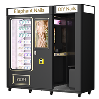Distributeur Automatique Intelligent de Produits de Manucure Tout-en-un – Kiosque de Beauté avec Fonction d'Impression d'Ongles, Écran Tactile et Surveillance à Distance Multiple