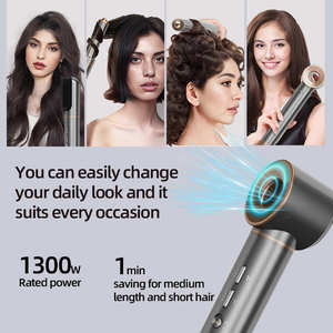 Multi Styler Hair Dryer With Curling Iron Straightener Hot Air Comb Negative Ion DC Motor 220V Electric Household High Speed - Product Image 5