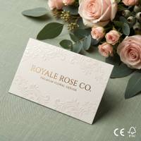 Cartes de remerciement personnalisées gaufrées UV, avec mise en page flexible pour les informations de marque, cartes commerciales en gros pour toutes les industries