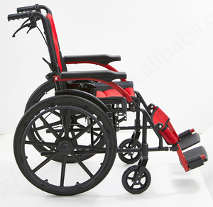 Sillas De Ruedas Silla De Transporte Ortopédico Manual Silla De Ruedas Ligera Plegable Aleación De Aluminio Silla De Ruedas Manual Para Ancianos - Product Image 4