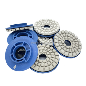 Supper kalite 100mm 4-Step salyangoz kilidi granit taş kenar parlatma pedleri elmas otomatik parlatıcı - Product Image 5