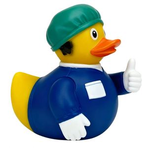 ของเล่นส่งเสริมการขายรูปพยาบาล พิมพ์ลายจำนวนมากตามสั่ง ของเล่นเป็ดยางรูปแพทย์และพยาบาลสำหรับอาบน้ำ ทำจาก PVC พร้อมลวดลายหลากหลาย - Product Image 4