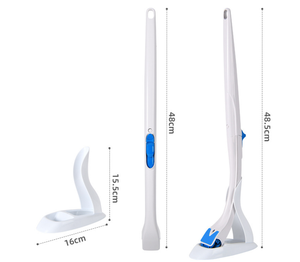 Cepillos de Limpieza Desechables Multifuncionales, Impermeables, Portátiles, para el Hogar, con Cabezal de Repuesto de Tela No Tejida, Líquido de Limpieza, Plástico - Product Image 3