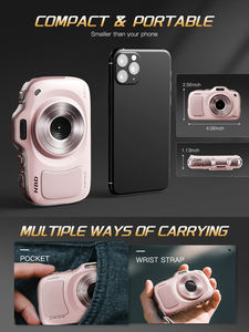 NBD 4K Cámara Grabar Vlogging Videocámaras <span class=keywords><strong>Fotografía</strong></span> 16x Zoom Foto Retro Cámara <span class=keywords><strong>digital</strong></span> compacta Regalo Cámara Linda - Product Image 2