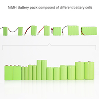 Batterie de voiture RC NiMH 4,8 V 2000 mAh, pack de 4 cellules rechargeables, pack récepteur émetteur JST Tamiya OEM