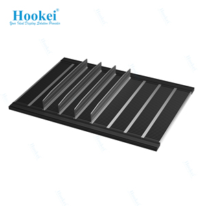 Soporte de exhibición de botella de bebida frontal de alimentación automática estante de cerveza empujador divisor rodillo estantería para exhibición de botella de refrigerador - Product Image 3