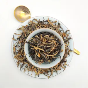 Altın maymun Jinjunmei siyah çay gevşek yaprak kırmızı çay JinJunMei hongcha en iyi çin siyah çay