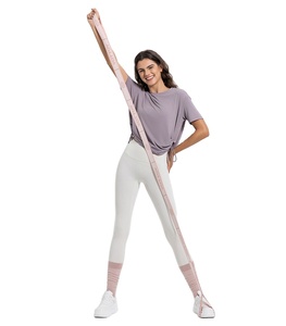 Camiseta de Yoga Transpirable de Alta Gama al por Mayor, Cuello Redondo, Ropa Deportiva Activa para Mujer, Spandex/Nylon - Product Image 2