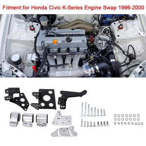 Kit de Soporte de Motor Crastp EM1008 para 96-00 EK K20 K24 K4, Aleación de Aluminio, Piezas de Repuesto Nuevas - Product Image 3