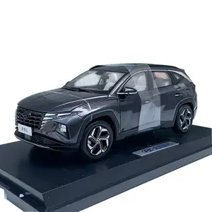 2020 Tucson L 1/18 SUV Auto Modelo Alta Coleção Alloy Car Model Modelos Diecast Para Coleção E Decoração