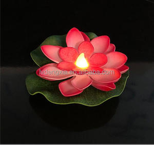 Diwali LED ánh sáng hoa sen nước cảm biến LED nổi không thấm nước ánh sáng ban đêm qua biên giới mong muốn sông sen ánh sáng - Product Image 3