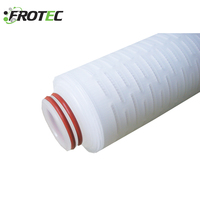 Cartouche filtrante plissée en polypropylène PP 5 microns 5 pouces/10 pouces/20 pouces/30 pouces/40 pouces pour le traitement de l'eau, pré-filtration RO