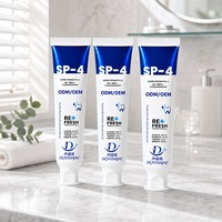 Dentifrice blanchissant probiotique à marque privée, haleine fraîche, élimine les taches jaunes, soins bucco-dentaires, OEM