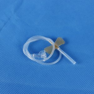 ชุดเข็มเจาะเลือดแบบปีกผีเสื้อพลาสติกปลอดเชื้อแบบใช้แล้วทิ้งขนาด 27G สำหรับการรับประทาน้ำเกลือและการเก็บเลือด ใช้สำหรับสัตว์ - Product Image 3