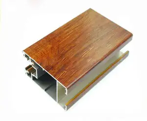 SHENGXIN 6063 T5, древесные цветные алюминиевые профили, алюминиевый экструзионный профиль