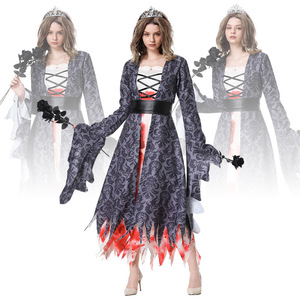 Disfraz de Novia Fantasma para Mujer Adulta, Disfraz de Princesa para Halloween, Conjunto de Ropa para Juego de Roles, Primavera 2025 - Product Image 1