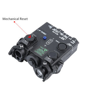 Viseur laser tactique <span class=keywords><strong>DBAL</strong></span> A2 et lampe de poche LED lumière de chasse IR rouge/vert avec indicateur PEQ15 corps en nylon portée de 125m - Product Image 5