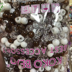 Perles de Cheveux Mylulu Perruque Tressée Colorée Africaine à Gros Trous pour Tresses, Accessoires de Cheveux pour Enfants, Décoration Capillaire - Product Image 4