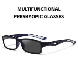 Vente en gros de <span class=keywords><strong>lunettes</strong></span> de lecture anti-lumière bleue photochromiques <span class=keywords><strong>progressives</strong></span> et abordables de haute qualité avec zoom intelligent pour personnes âgées - Product Image 6