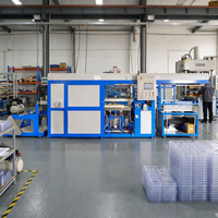 Machine à boîtes en plastique PP pour contenants alimentaires et machine de thermoformage automatique pour usine