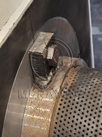 Industriële semi-automatische palmolie-extractor, 500 kg/u, robuuste constructie van koolstofstaal