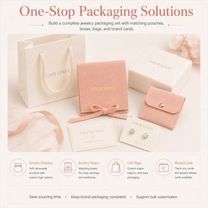 Custom Logo Microfiber Suede Jewelry Pouch <b>Envelope</b> Flap Bag With Ribbon Bow Closure Luxury Gift Packaging for Earring Ring - Product Image 6
