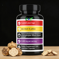 Capsules de Maca très vendues, extrait de racine de Maca en poudre, capsules de racine de Maca naturelles