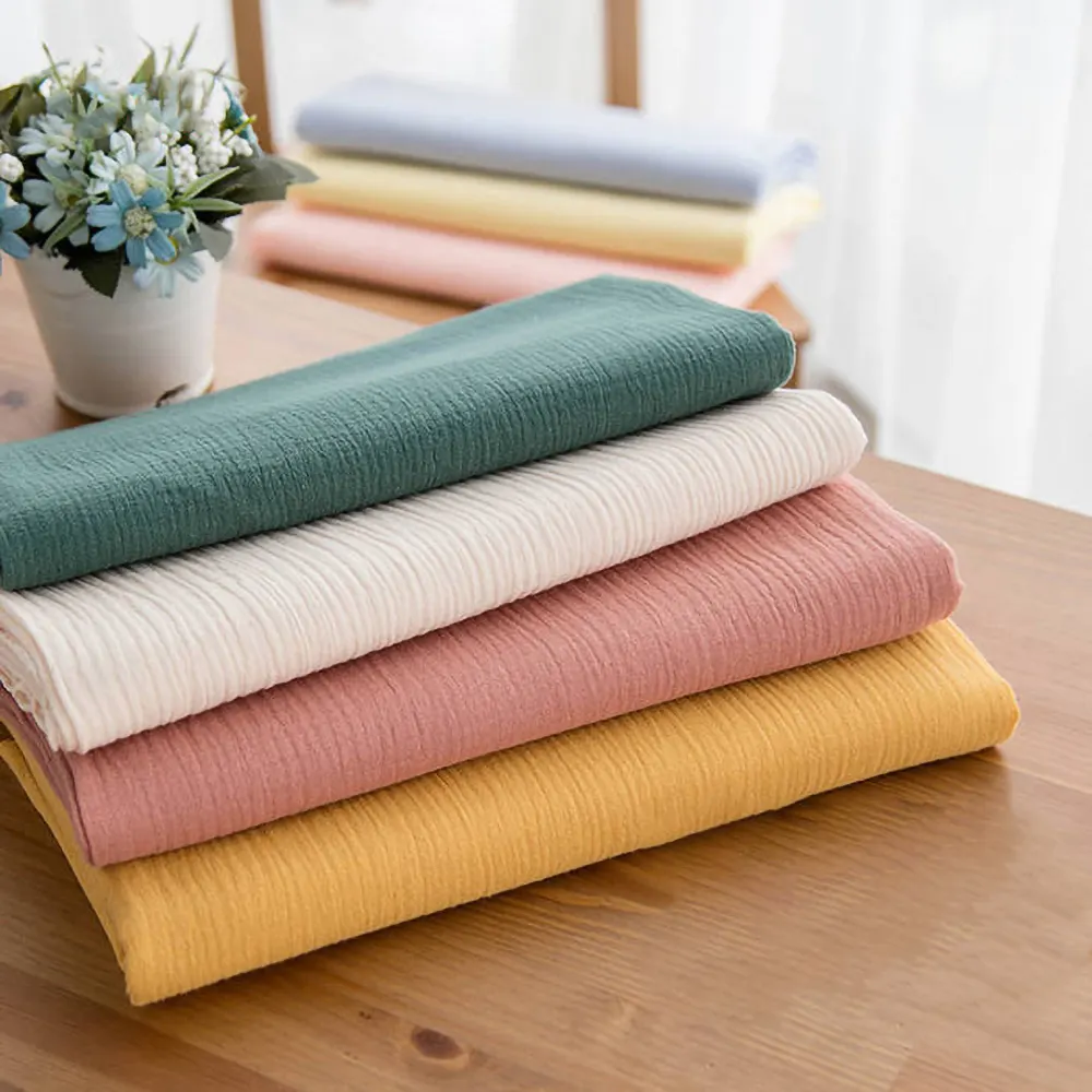 Mỗi Giá Đồng Hồ Nhăn Hàng Dệt May 100% Cotton Đôi Gạc Vải Cho Bé